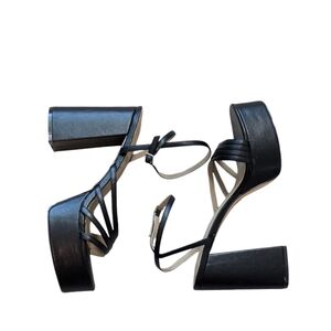 Lemonade brand black platforms Sz 11